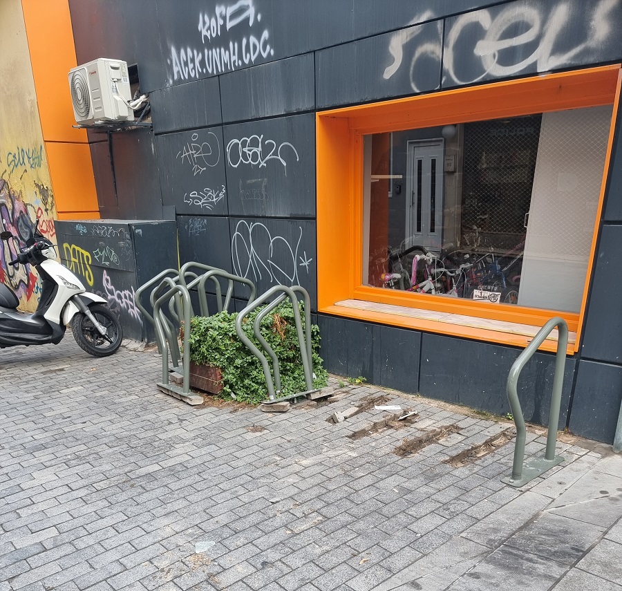 Στάση ποδηλάτων Οδός Καρτερού Ηράκλειο