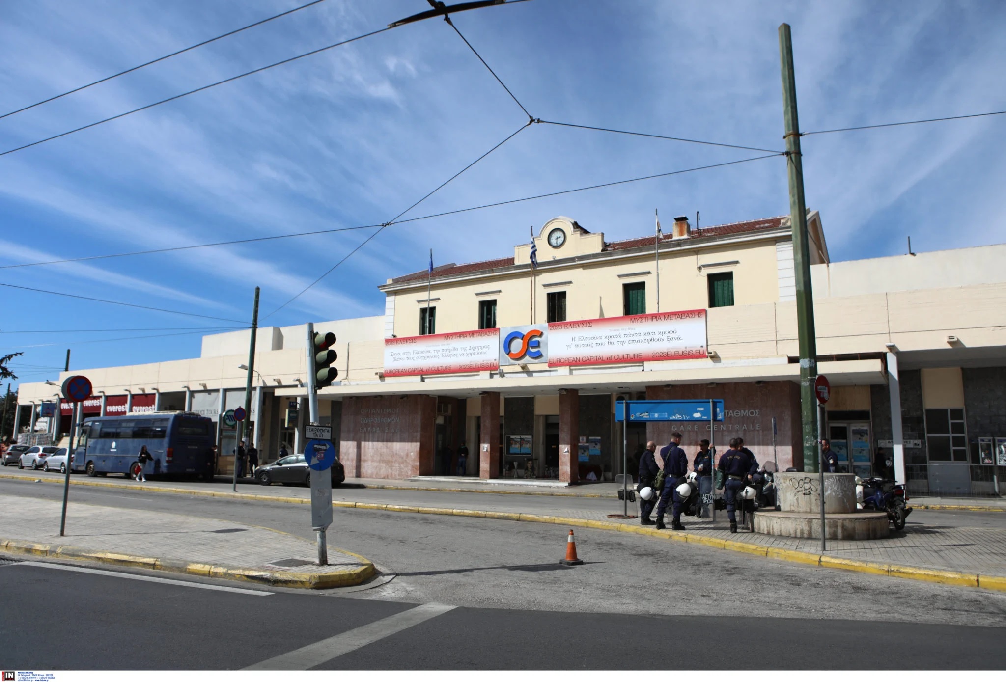 Σταθμός Λαρίσης Εκκένωση Τηλεφώνημα Βόμβα