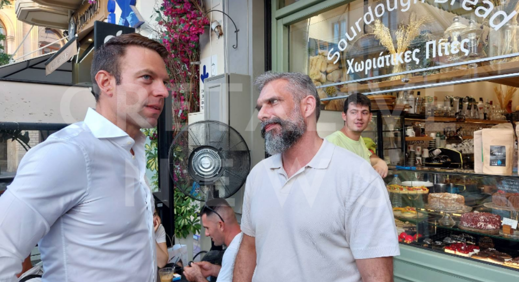 Στο Ηράκλειο ο Στέφανος Κασσελάκης - Δείτε φωτογραφίες