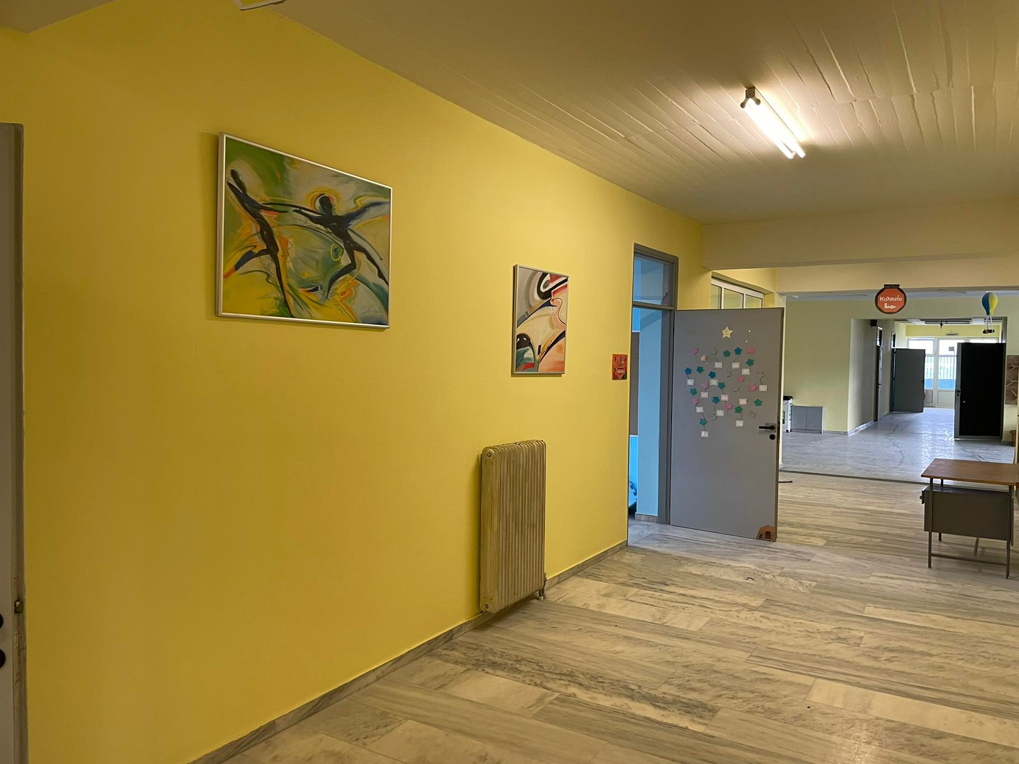 Στο σχολείο τους ξανά, μετά από τον σεισμό, οι μαθητές του 2ου Δημοτικού Αρκαλοχωρίου