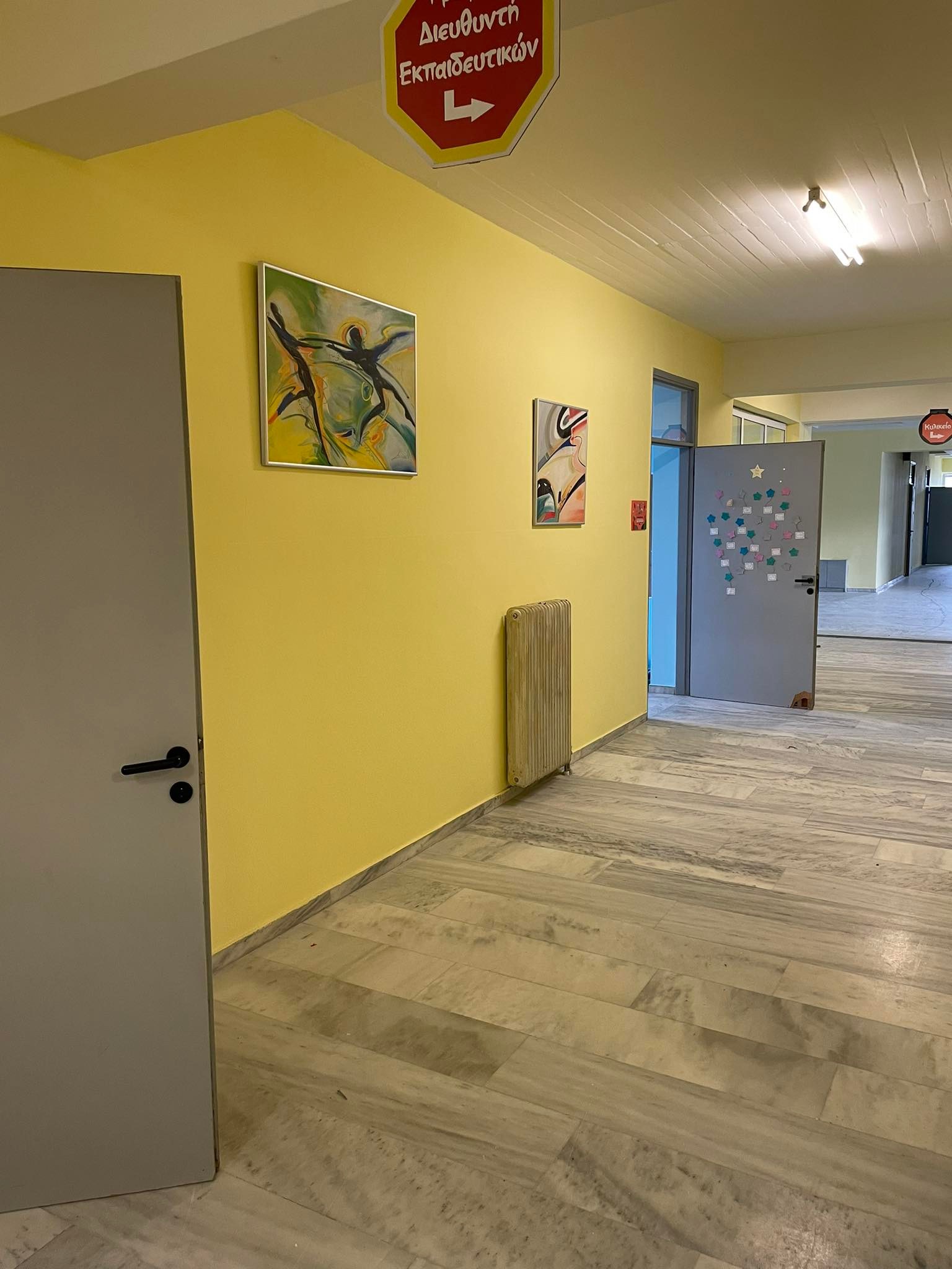 Στο σχολείο τους ξανά, μετά από τον σεισμό, οι μαθητές του 2ου Δημοτικού Αρκαλοχωρίου