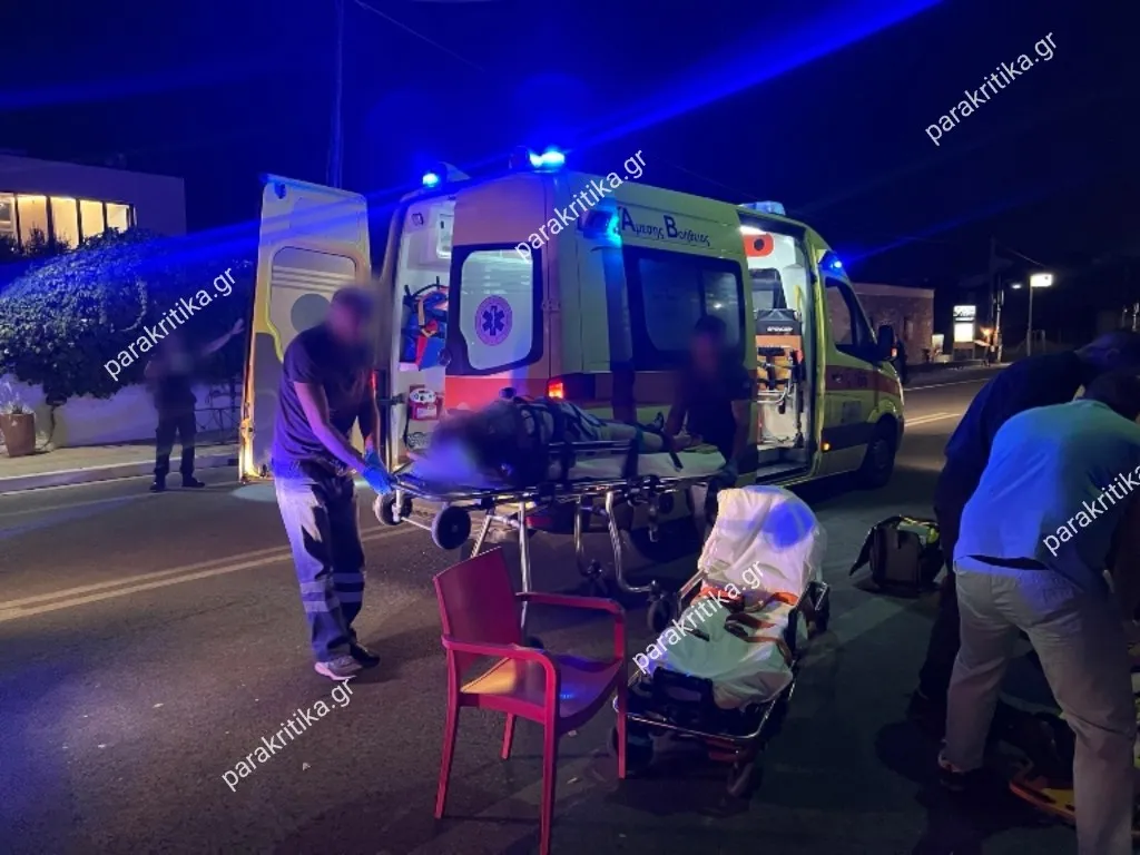 Τροχαίο Χανιά παράσυρση