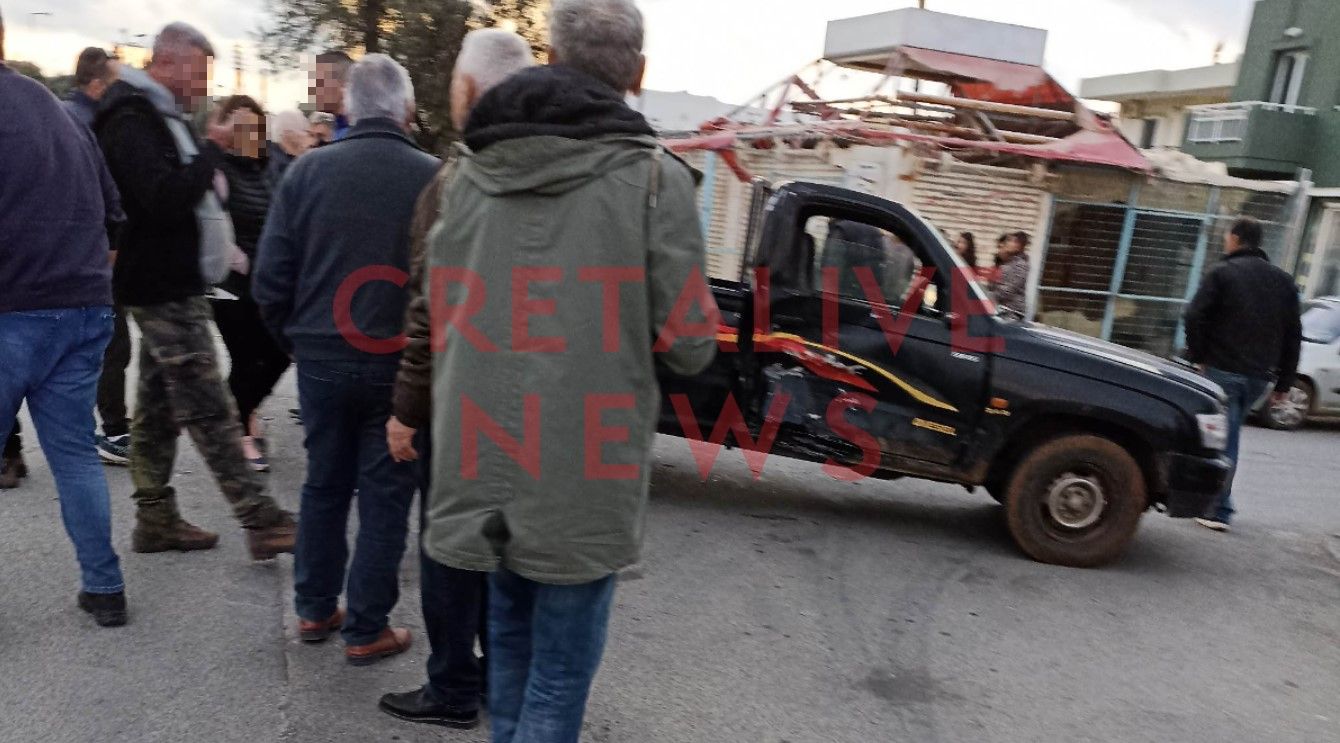 τροχαίο χερσόνησος δίκυκλο αγροτικό εκαβ ασθενοφόρο τραυματίας ηράκλειο