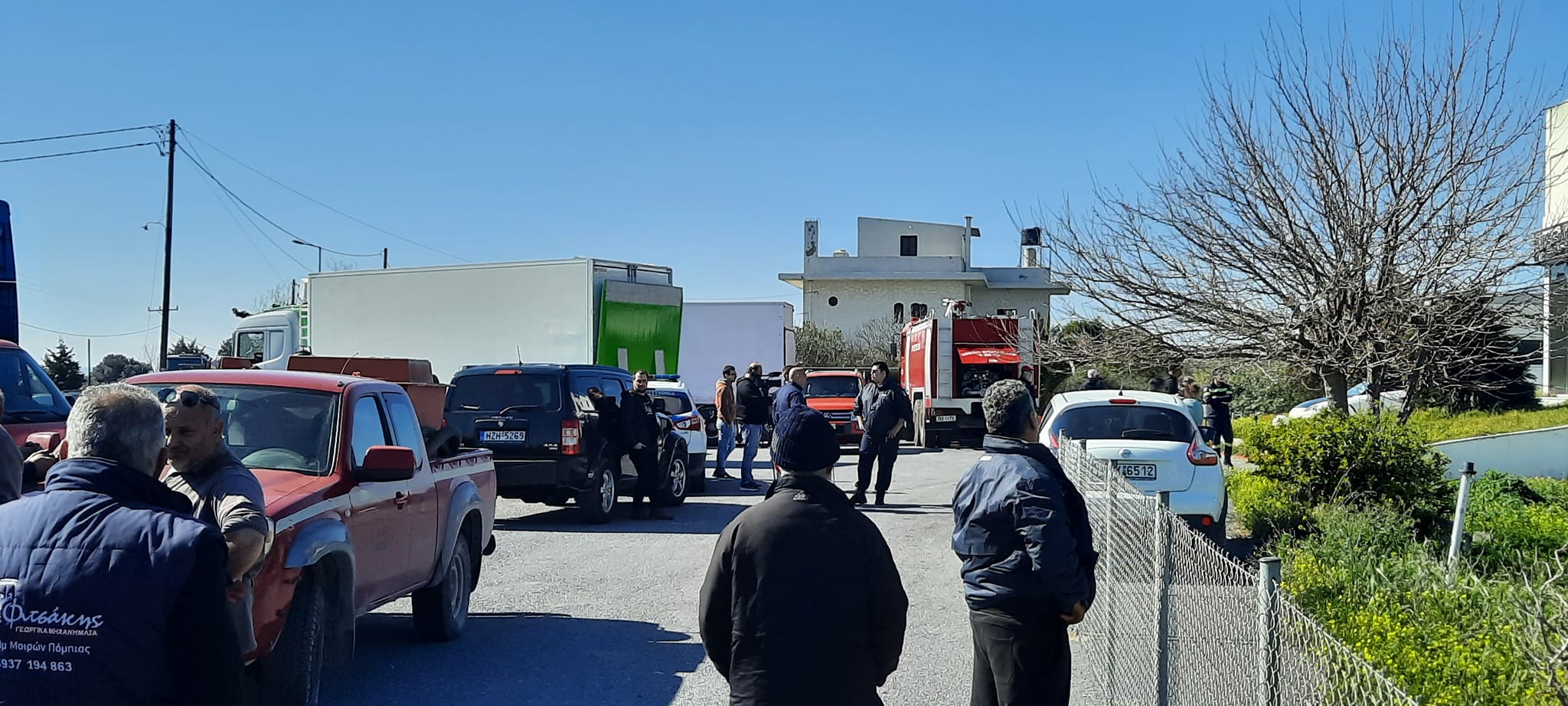 Τυμπάκι Φωτιά Νεκρός