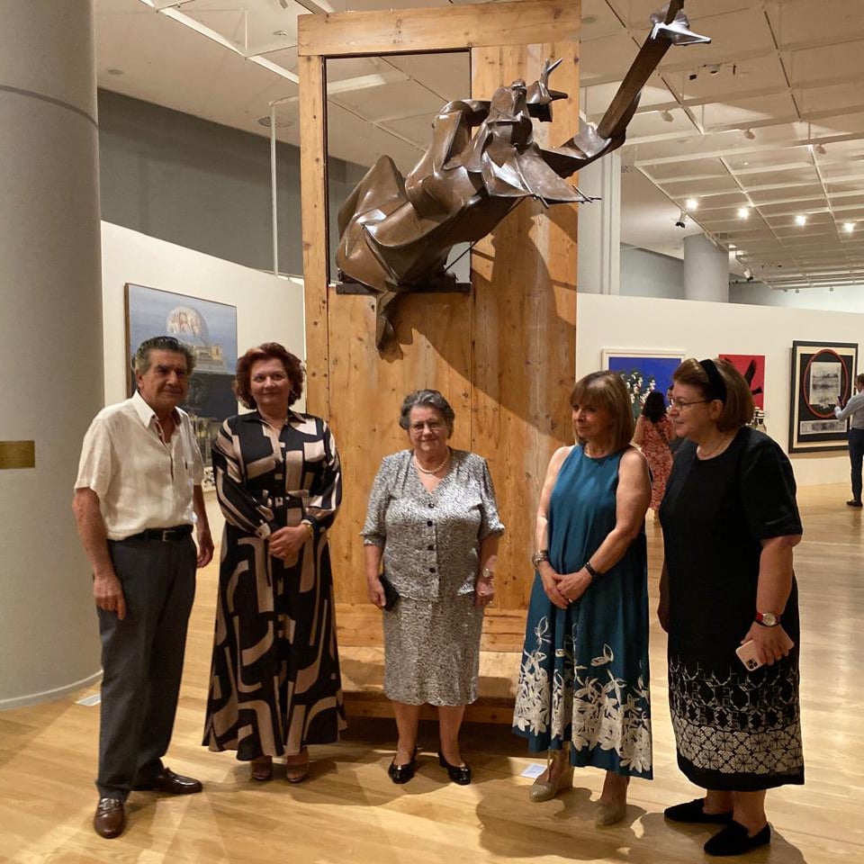 Μανόλης Τζομπανάκης γλυπτό