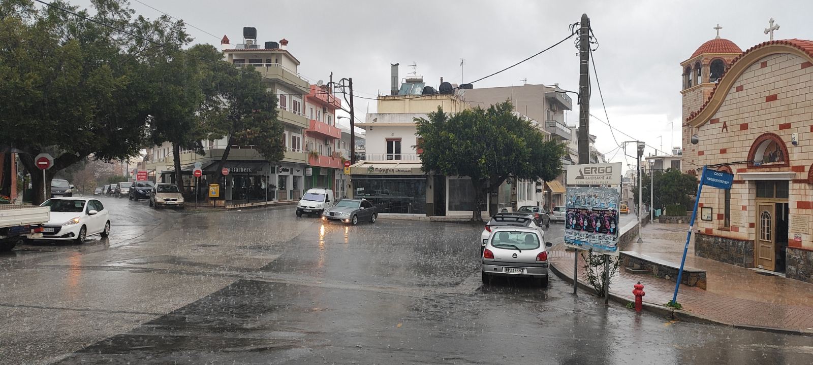 βροχή Ηράκλειο Παναγίτσα Μασταμπά Ηράκλειο