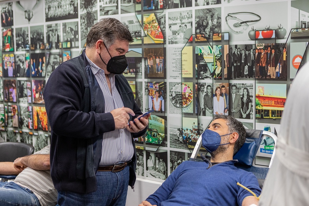 Χαλκιαδάκης αιμοδοσία