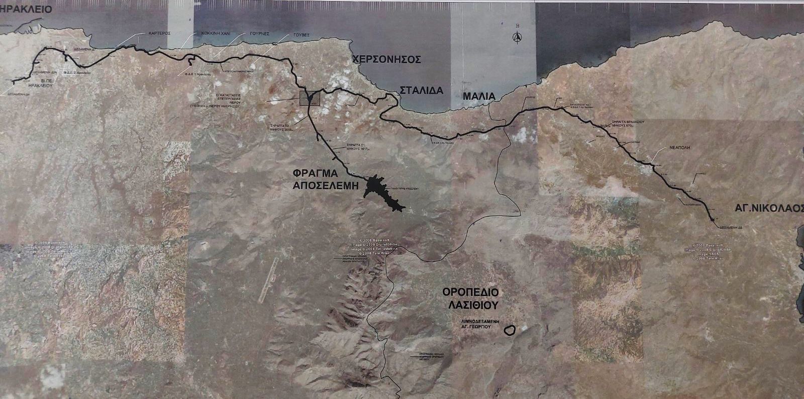 xartis agogon irakleiou