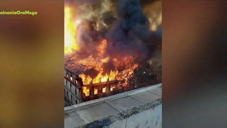 Καταστροφές από τη μεγάλη πυρκαγιά σε καπναποθήκες στο κέντρο της Ξάνθης