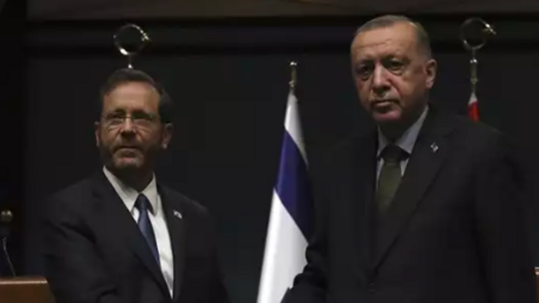 Τηλεφωνική επικοινωνία Ερντογάν με τον ισραηλινό πρόεδρο Χέρτζογκ