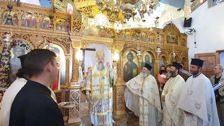 Στην εορτή της Αγίας Φωτεινής ο Αρχιεπίσκοπος Κρήτης