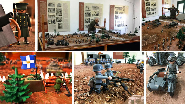 Το μουσείο των οχυρών Ρούπελ απέκτησε διόραμα με φιγούρες playmobil 