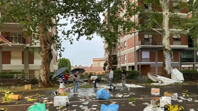 Ένας νεκρός εξαιτίας ανεμοστρόβιλου στην Ιταλία