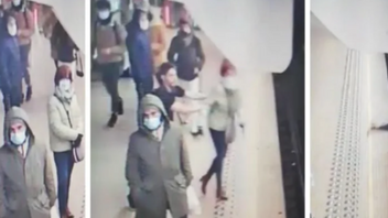 Άνδρας σπρώχνει γυναίκα στις γραμμές του μετρό - Δείτε βίντεο 