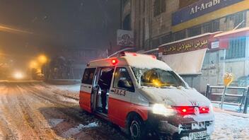 Μπλακ άουτ σε 20 πόλεις της Ιορδανίας από τη σφοδρή χιονόπτωση