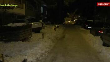  Παραμένουν τα προβλήματα με τον πάγο σε πολλές γειτονιές της Αθήνας 