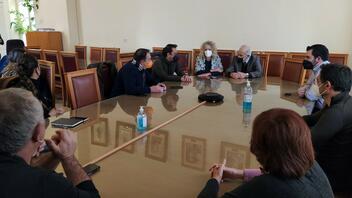 Συνάντηση Δημάρχου Ηρακλείου Βασίλη Λαμπρινού με τη νέα διοίκηση του ΤΕΕ/ΤΑΚ