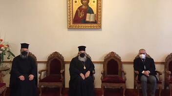 Συνάντηση Γρηγόρη Πασπάτη με τον νέο Αρχιεπίσκοπο Κρήτης