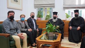 Επίσκεψη Αρχιεπισκόπου Ευγενίου στην Περιφέρεια Κρήτης