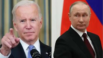  Μήνυμα Μπάιντεν στον Πούτιν: «Η εισβολή στην Ουκρανία θα σήμαινε άσκοπους θανάτους και καταστροφή»