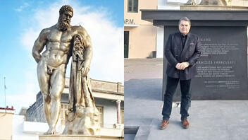 Τεράστιο άγαλμα του Ηρακλή τοποθετήθηκε στο Άργος