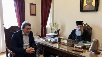 Τον νέο Αρχιεπίσκοπο Κρήτης επισκέφθηκε ο Νίκος Ηγουμενίδης