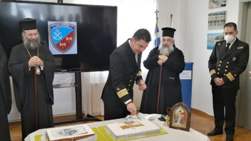 Στο Κεντρικό Λιμεναρχείο Ηρακλείου ο Αρχιεπίσκοπος Κρήτης 