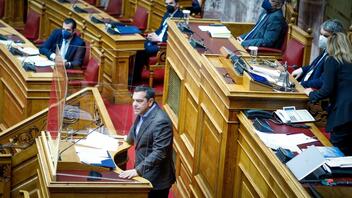 Βουλή: Αντιπαράθεση Α. Τσίπρα – Θ. Πλεύρη για διαχείριση της πανδημίας