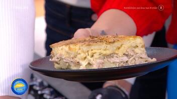 Η Φλορίντα Πετρουτσέλι φτιάχνει παστίτσιο πατάτας και κοτόπουλου