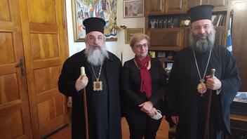 Εθιμοτυπικές επισκέψεις Αρχιεπισκόπου Κρήτης και Μητροπολίτη Προδρόμου