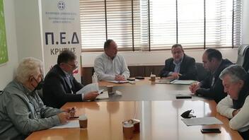 Συνάντηση στην ΠΕΔ Κρήτης για το οδικό δίκτυο