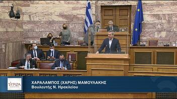 Γενικός εισηγητής του ΣΥΡΙΖΑ στο ν/σ για την προστασία των καταναλωτών, ο Χ. Μαμουλάκης 