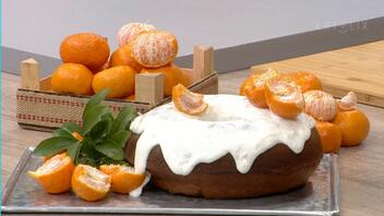 Κέικ γιαουρτιού με ελαιόλαδο και μανταρίνι Χίου