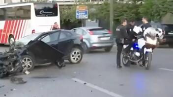 Τροχαίο ατύχημα με έναν τραυματία στο κέντρο της Αθήνας