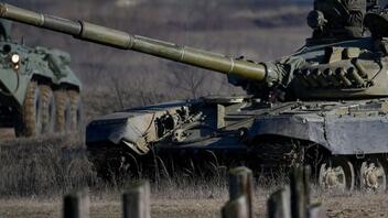 Ρωσικές δυνάμεις κατέστρεψαν άρματα μάχης, στα περίχωρα του Κιέβου 