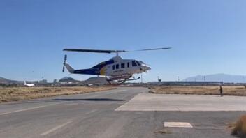 Στην Κρήτη το ελικόπτερο της Ειδικής Μονάδας Δασικών Επιχειρήσεων της Πυροσβεστικής