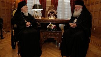 Στην Αθήνα ο Οικουμενικός Πατριάρχης: Συναντήθηκε με τον Αρχιεπίσκοπο Ιερώνυμο