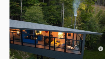 Η «m.o.r.e. Cabin» κουρνιάζει ψηλά μέσα στα καναδικά δάση