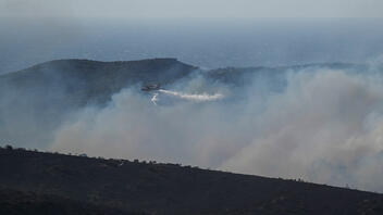 Σε Κύθηρα και Κρήτη έφτασε ο καπνός της φωτιάς - Δορυφορική εικόνα