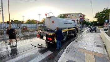 Συνεχίζονται οι εργασίες καθαρισμού δρόμων του Δήμου Χανίων