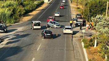 Τροχαίο στην Κίσσαμο – Σύγκρουση αυτοκινήτων στον κόμβο του Κορφαλώνα