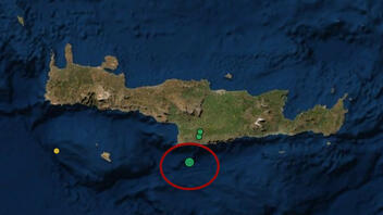 Σεισμός νότια της Κρήτης 