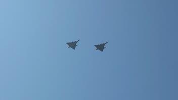 Rafale και άλλα μαχητικά αεροσκάφη στον ουρανό της Θεσσαλονίκης