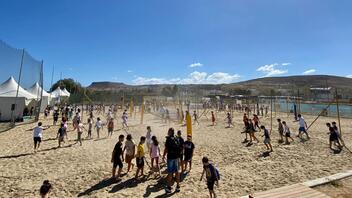 Λ. Αυγενάκης: Καθημερινά μαθητές γνωρίζουν τα αθλήματα άμμου στον Καρτερό