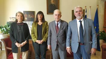 Πρώτη επίσημη επίσκεψη στο Ηράκλειο για την Πρέσβη του Λουξεμβούργου