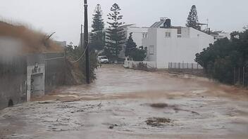 "Ζεστό" χρήμα για τις ζημιές στη Χερσόνησο μετά τις πλημμύρες