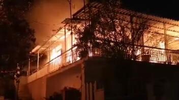 Πυρκαγιά σε μονοκατοικία στην περιοχή της Βραυρώνος 