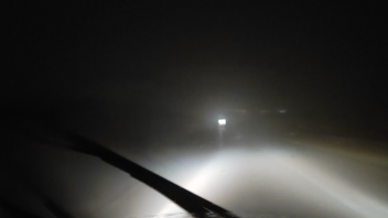 Η ομίχλη "εξαφάνισε" τον δρόμο