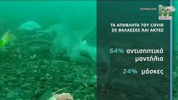 Πανδημία αποβλήτων Covid19 στις ελληνικές θάλασσες