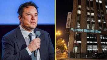 Twitter: “Στόλισαν“ τα κεντρικά γραφεία με προσβλητικά μηνύματα για τον Elon Musk